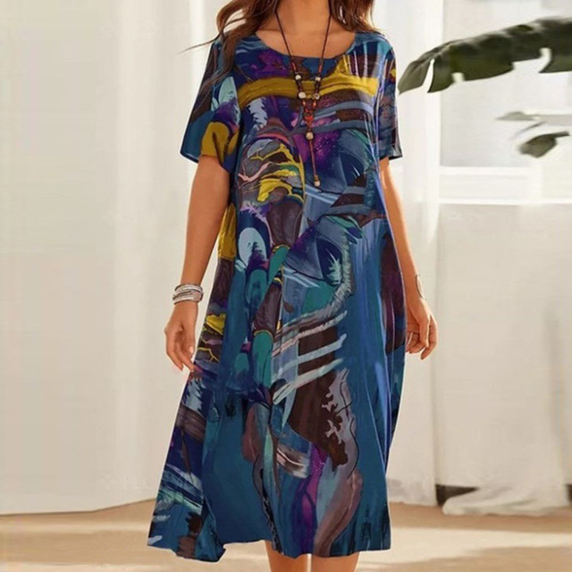 Phoebe - Robe Florale Confortable