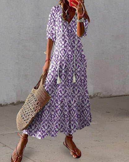 Sophia - Robe d'été vintage boho