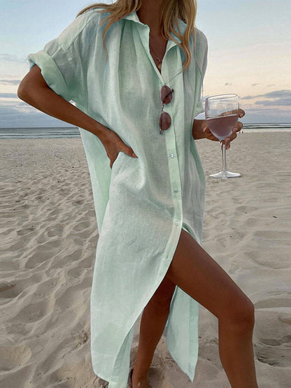 Edelyn - Robe Chemise Maxi