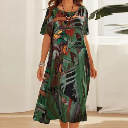 Phoebe - Robe Florale Confortable