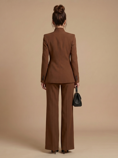 Delta | Costume Ajusté à Col Montant