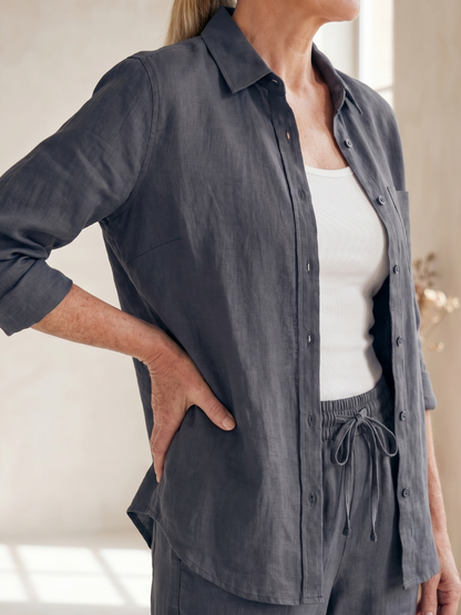 Noor | Ensemble Chemise à Manches Longues et Pantalon Tapered