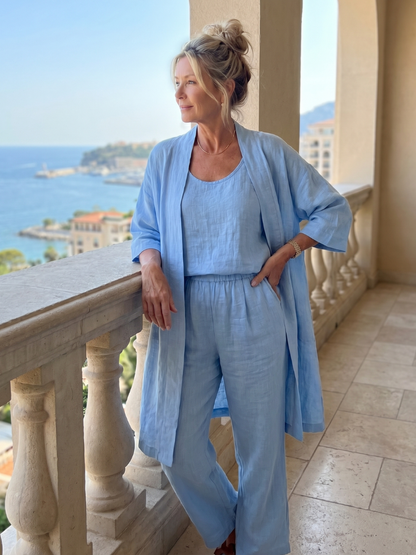 Yael | Ensemble de Top et Pantalon Détendu en Trois Pièces