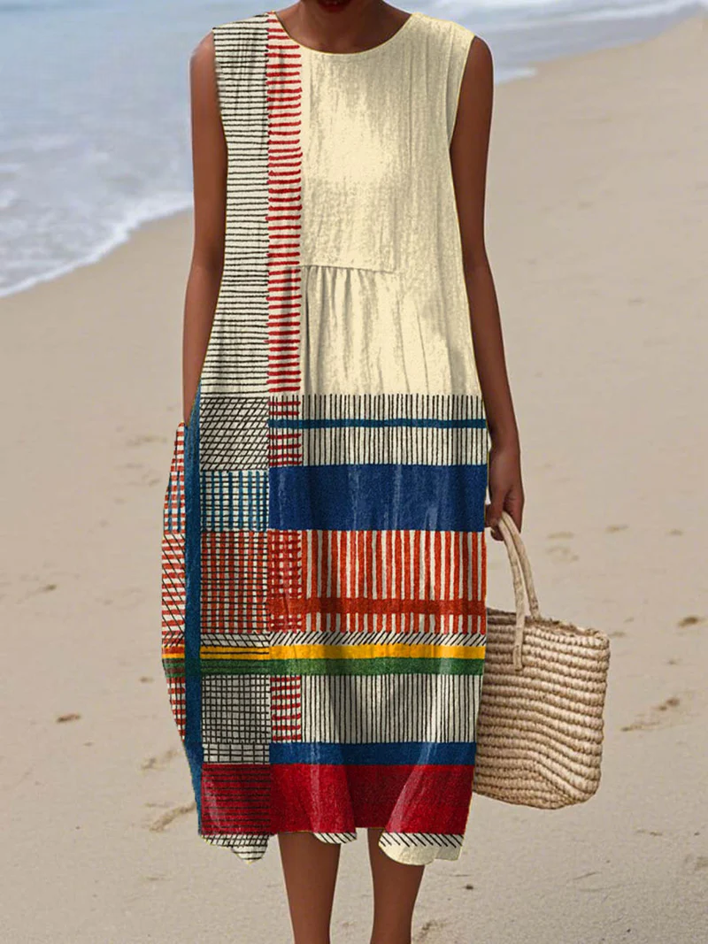 Amara - Robe d'été à rayures Heritage