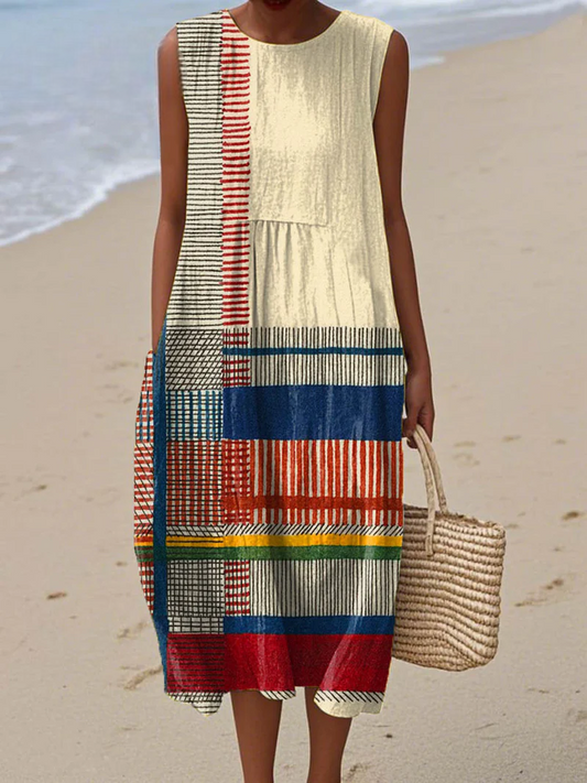 Amara - Robe d'été à rayures Heritage