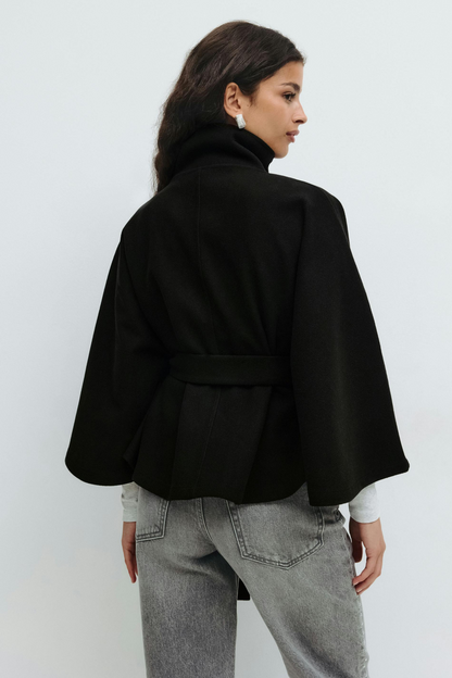 ARIA | Belted Cape Jacket