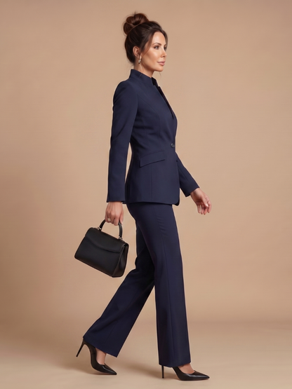 Delta | Costume Ajusté à Col Montant