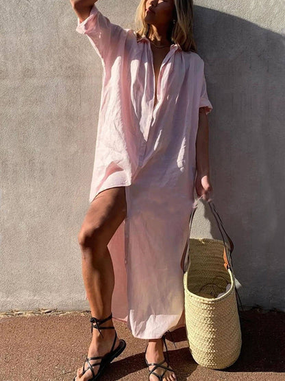 Edelyn - Robe Chemise Maxi