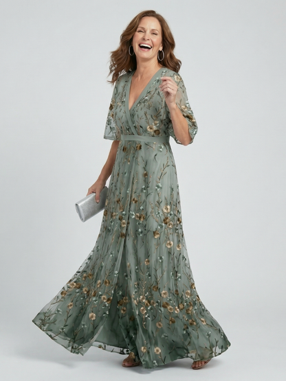 Selora | Robe Maxi Fluide à Encolure Halter