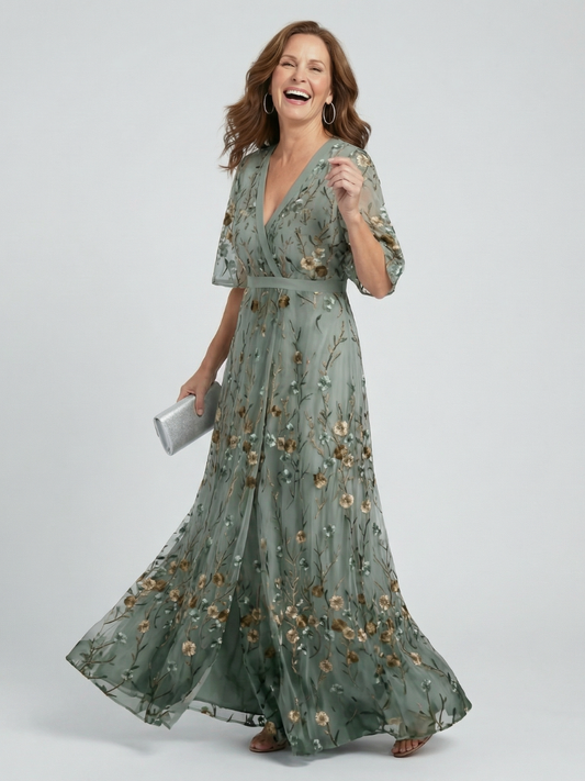 Selora | Robe Maxi Fluide à Encolure Halter