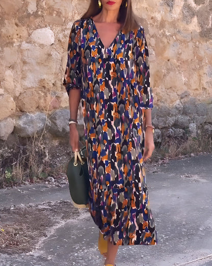 Nathalie | Robe Vintage à Col V