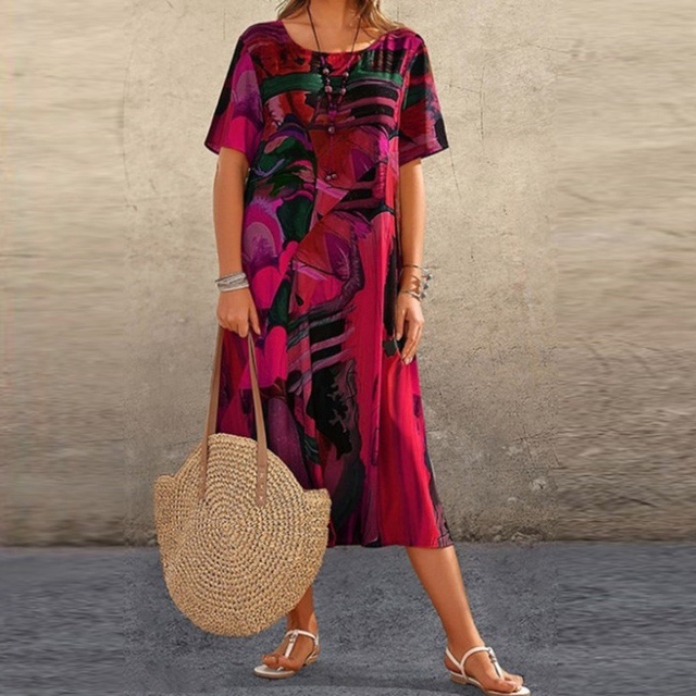 Phoebe - Robe Florale Confortable