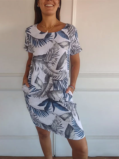 Lillian™ - Robe Imprimée à Coupe Relaxée