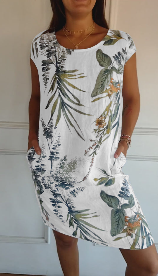 Lillian™ - Robe Imprimée à Coupe Relaxée
