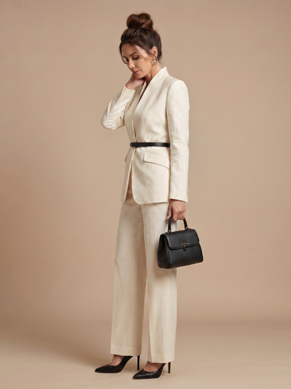 Delta | Costume Ajusté à Col Montant