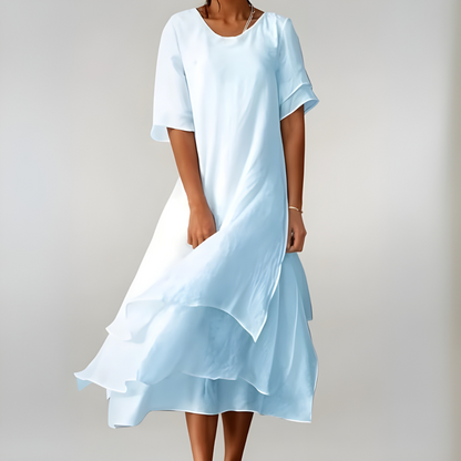 Agnès | Robe Longue Légère et Élégante