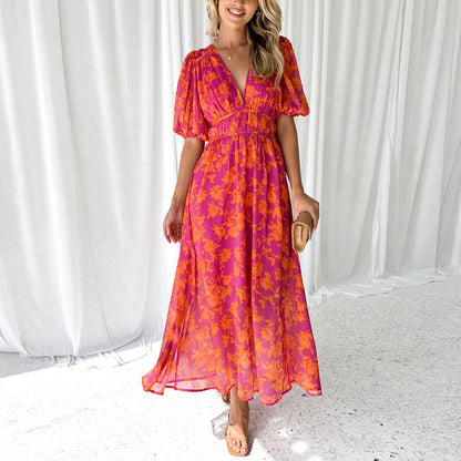 Clara - Robe Maxi de Printemps