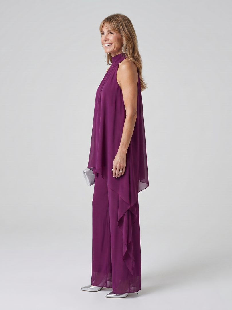Bearim | Ensemble tunique asymétrique à col halter