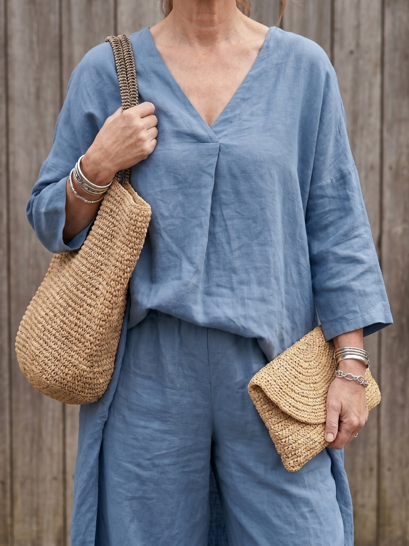 Onyx | Ensemble Top Tunique Long et Pantalon Large