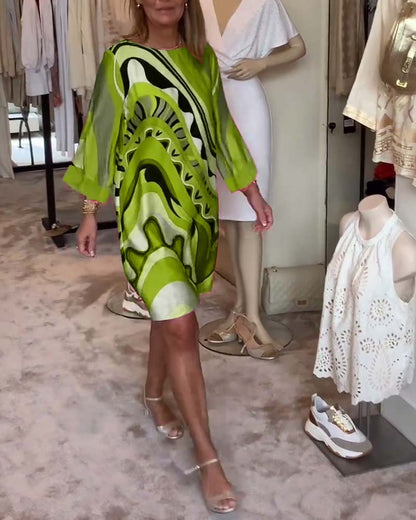 Imelda - Robe Midi à Imprimé Floral