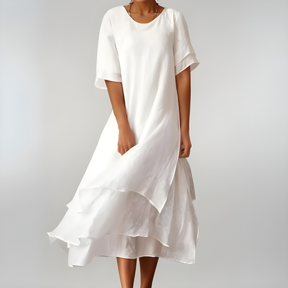 Agnès | Robe Longue Légère et Élégante