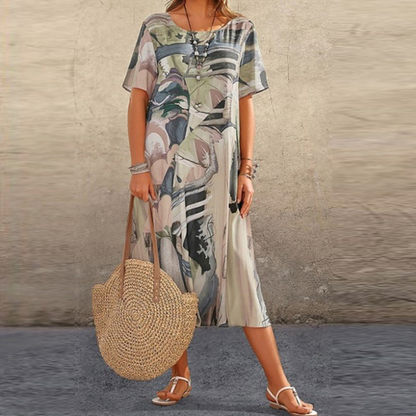 Phoebe - Robe Florale Confortable