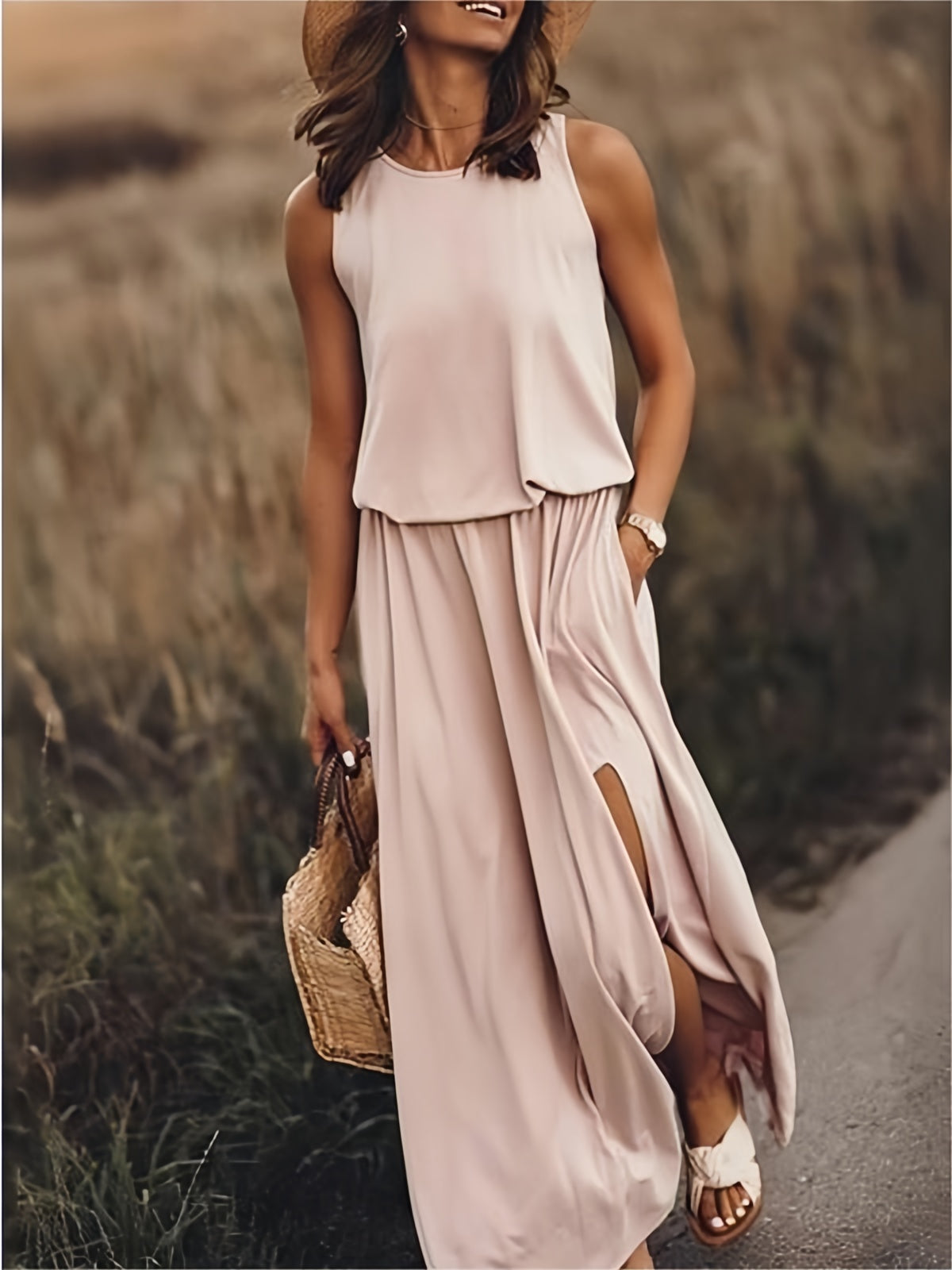 Minerva - Robe Maxi Sans Manches