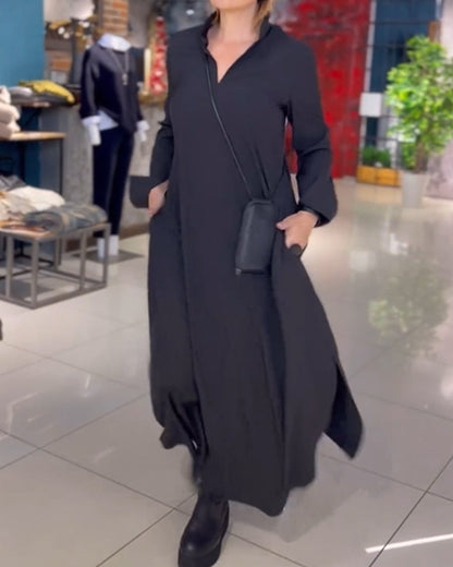 Evie - Robe Maxi Ample Vibe Rétro