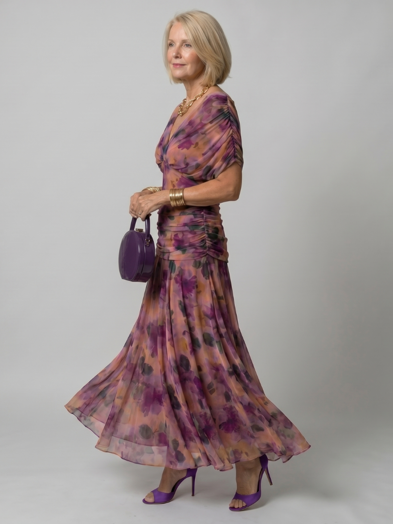 Calen | Robe Midi Débardeur Flottante
