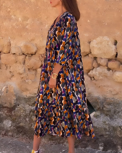 Nathalie | Robe Vintage à Col V