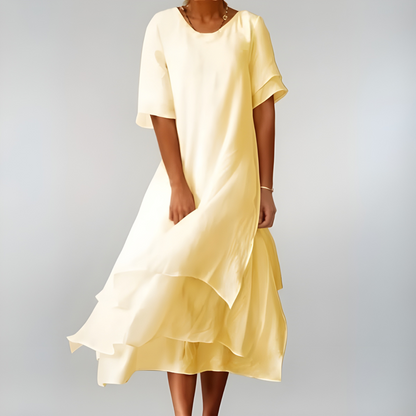 Agnès | Robe Longue Légère et Élégante