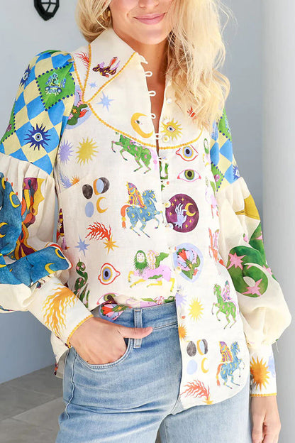 Adalie - Chemise à Manches Bouffantes