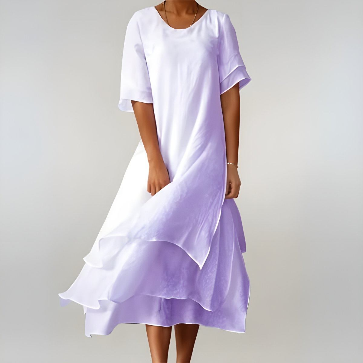 Agnès | Robe Longue Légère et Élégante