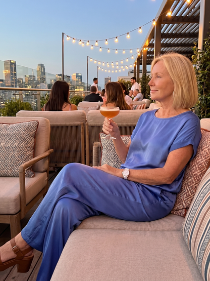Shiloh | Ensemble de Pantalons à Taille Cordon avec Manches Courtes