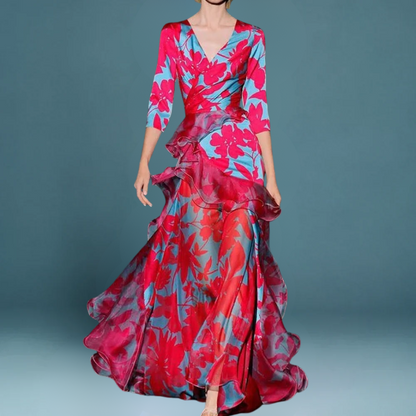 Indie™ - Robe de banquet A-line à volants