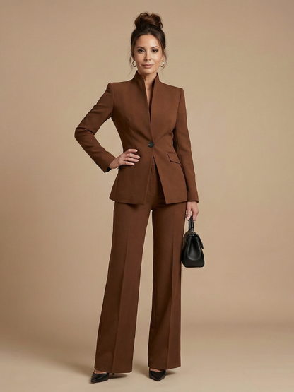 Delta | Costume Ajusté à Col Montant
