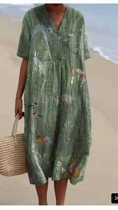 Lina | Robe Vintage à Fleurs