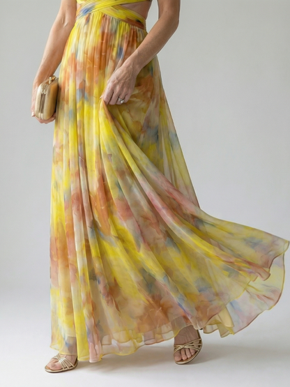 Isel | Robe Maxi à Enveloppement Doux