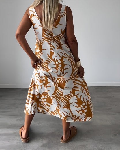 Audrey | Robe Élégante Sans Manches