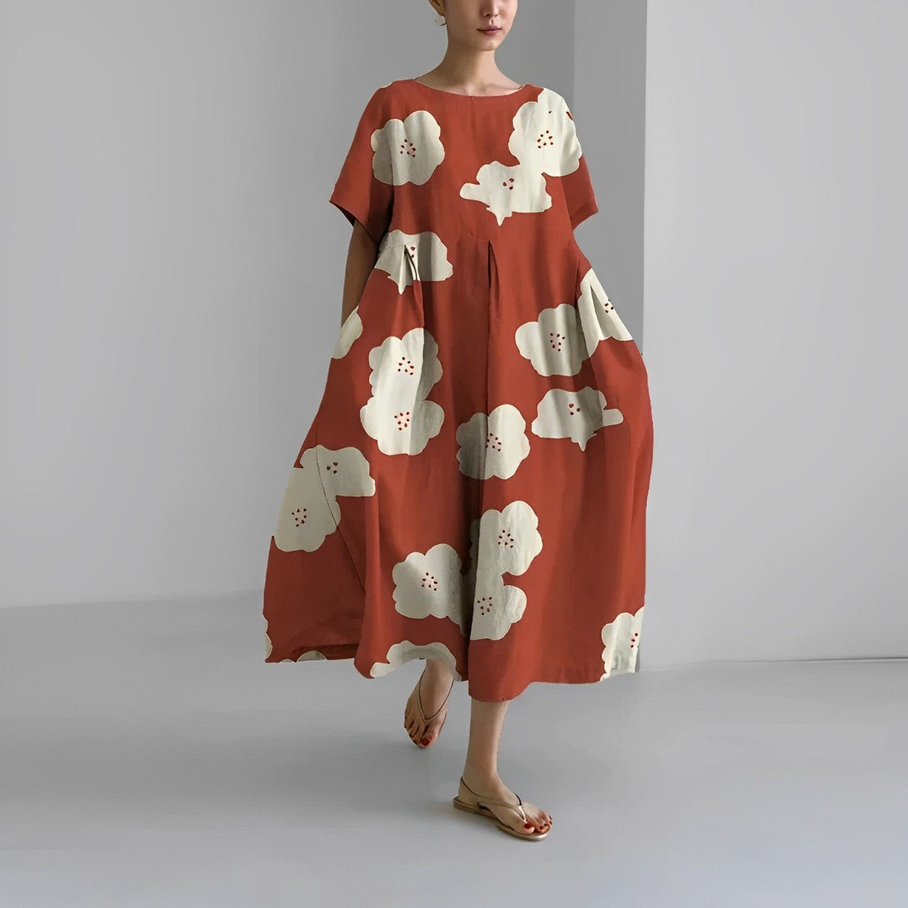 Daisy - Robe Maxi Ample Retro