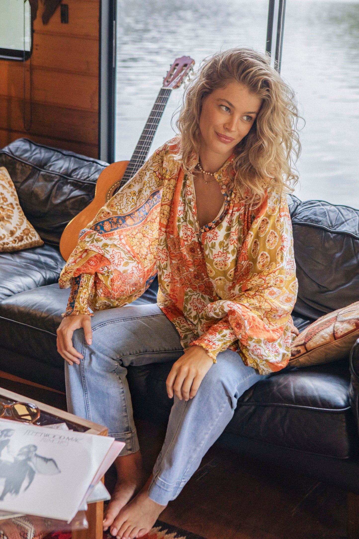 Aurora Blouse - Gold Dust