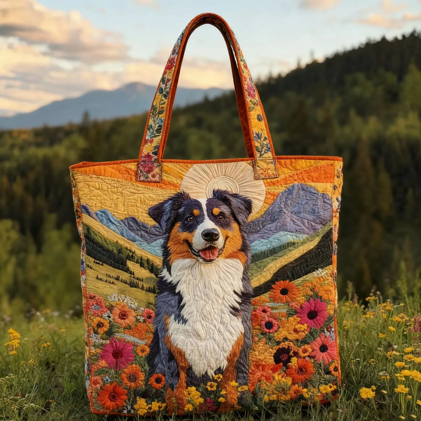 Compagnon de Prairie Montane | Sac à Bandoulière Matelassé Fait Main