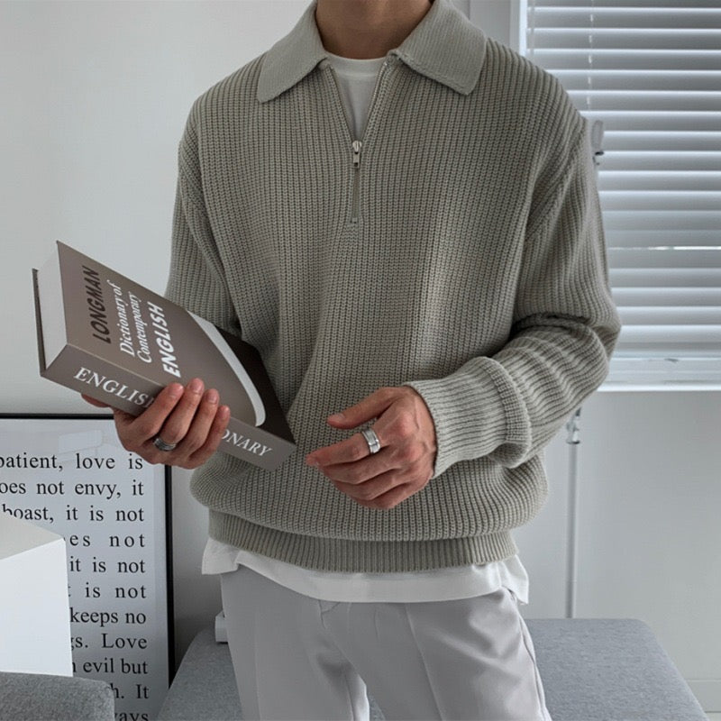 LUXEA Zipped Sweater