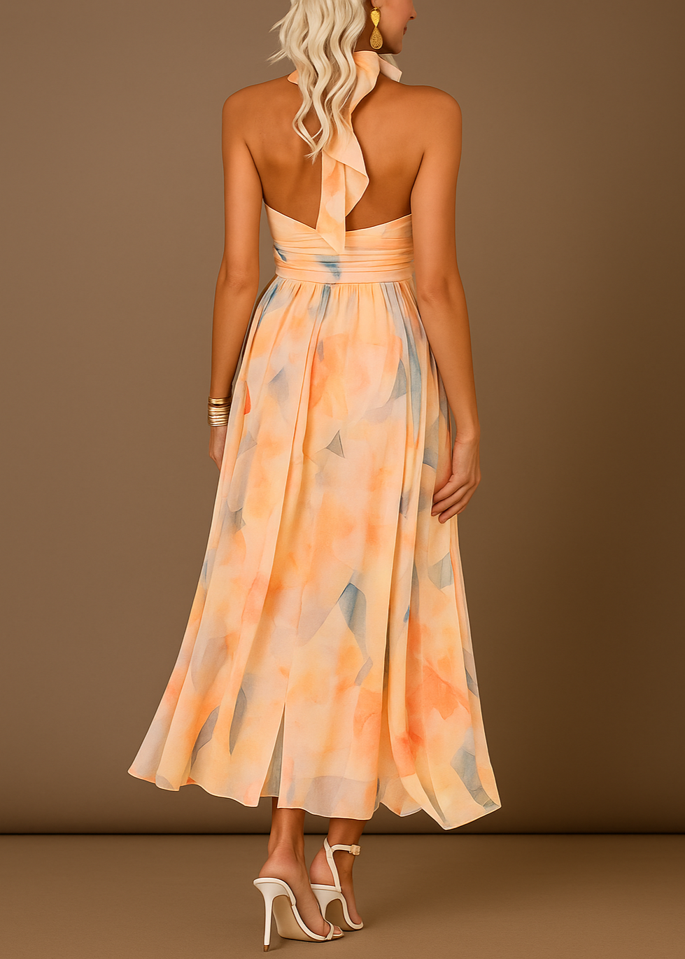 Cheryl - Robe Maxi Fluide Pastel Rêve
