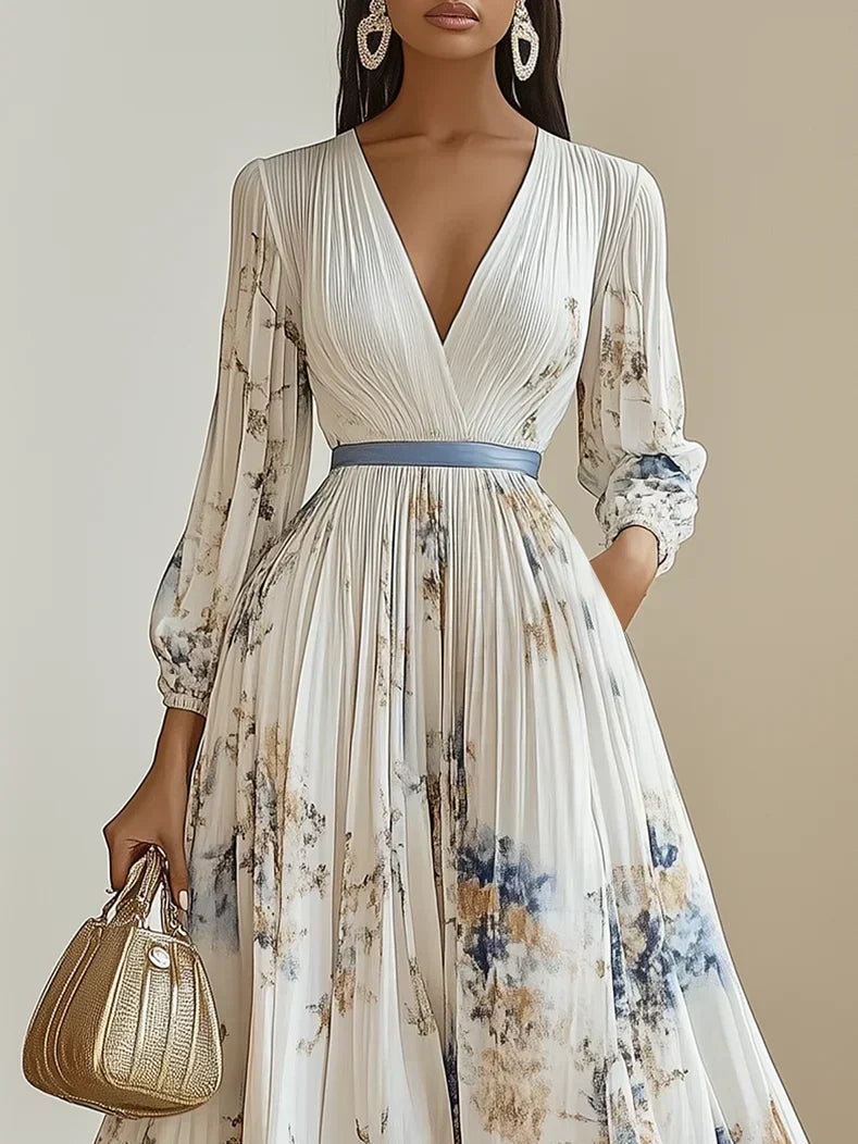 Bristol™ - Robe Maxi Bohémienne en Patchwork Floral