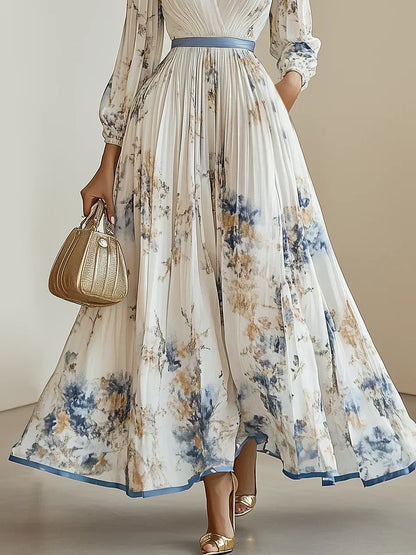 Bristol™ - Robe Maxi Bohémienne en Patchwork Floral