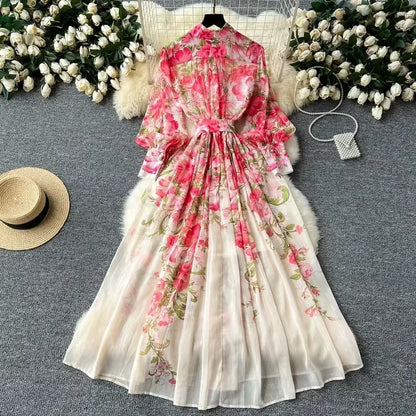 Lucy | Robe d'été florale bohème