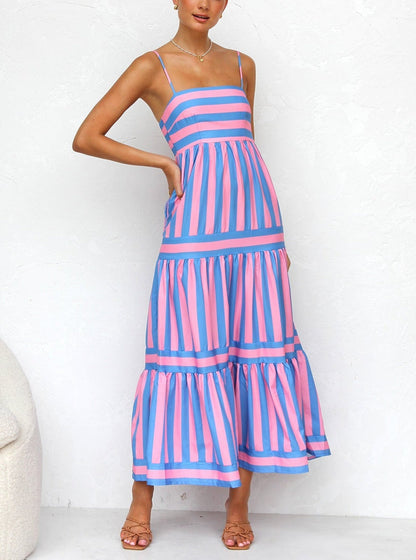 Onaha - Robe Maxi à Bretelles Spaghetti