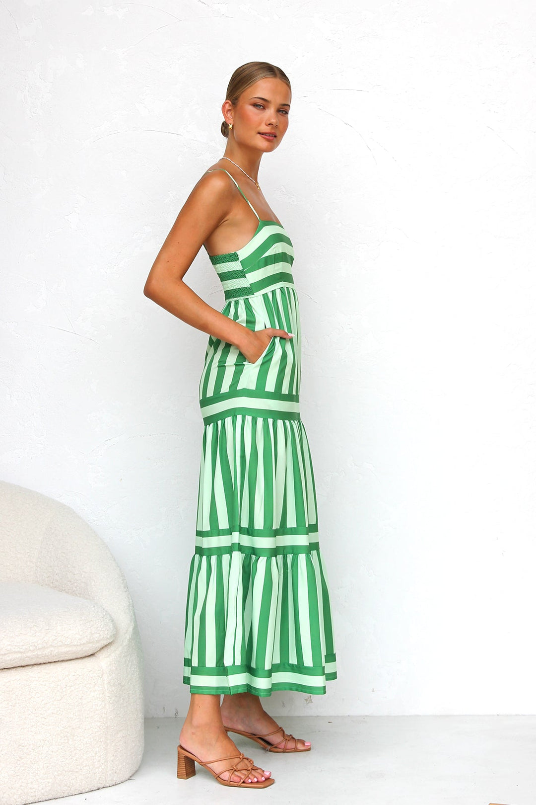 Onaha - Robe Maxi à Bretelles Spaghetti