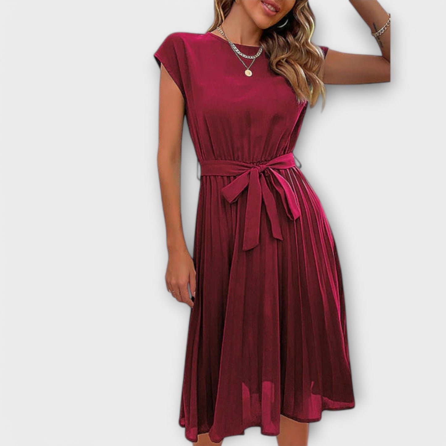 Claire | Robe Plissée Décontractée